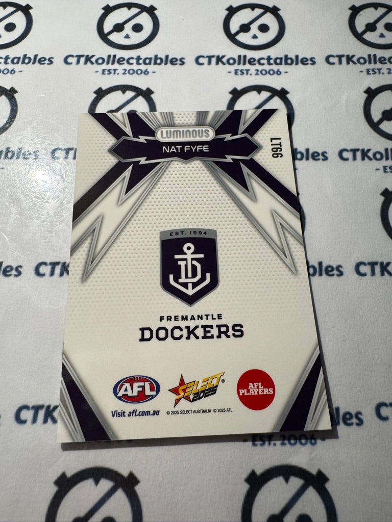 2025 AFL Footy Stars Thunderbolt LT66 Nat Fyfe Dockers