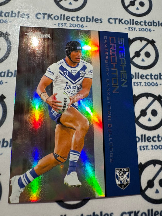 2025 NRL Traders Silver Parallel PS 021 STEPHEN CRICHTON BULLDOGS
