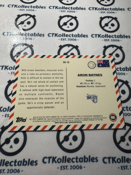 2023-24 Topps NBL Aron Baynes Down Under #DU-16 Bullets
