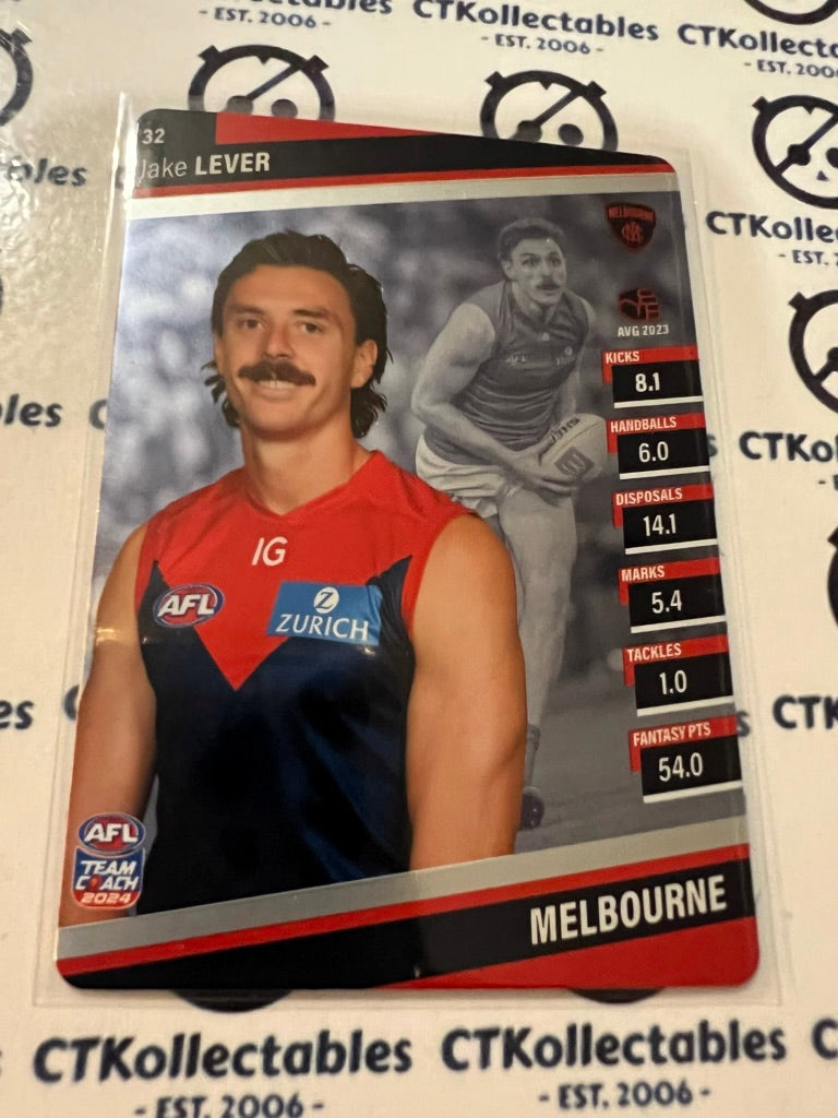 2024 AFL Teamcoach Silver Card #32 Jake Lever Demons