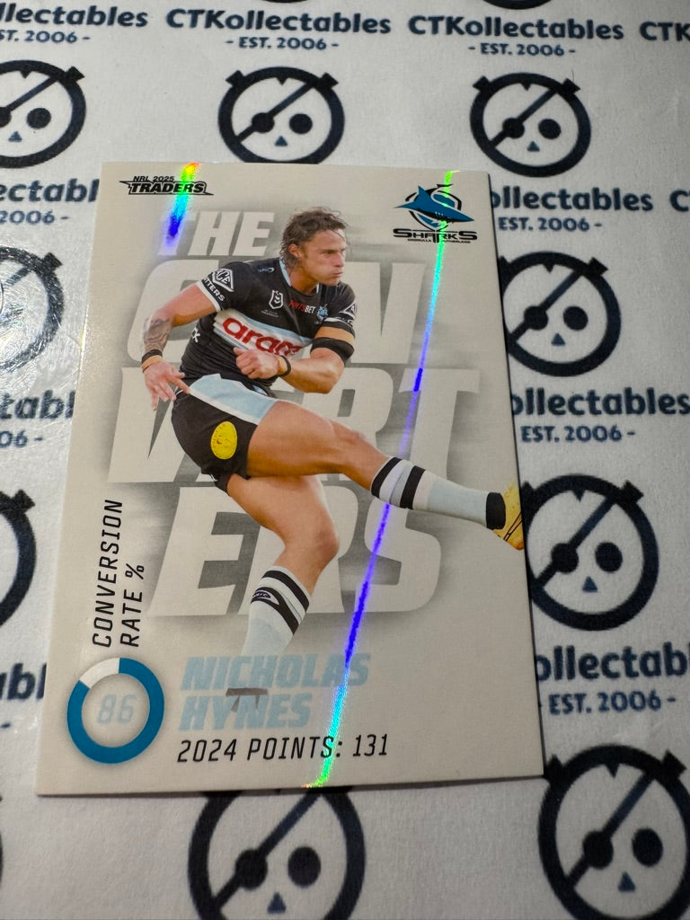 2025 NRL Traders The Converters TC 04 / 27 SHARKS NICHOLAS HYNES