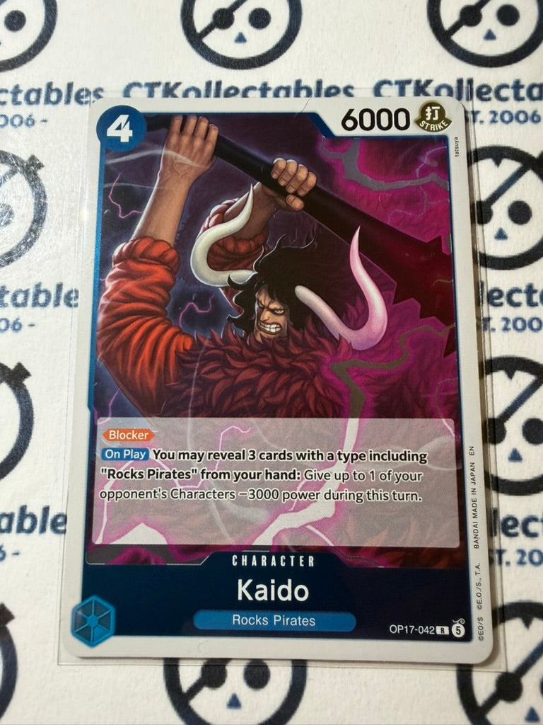 Kaido R FOIL OP17-042 One Piece The World's Strongest Warriors ENG