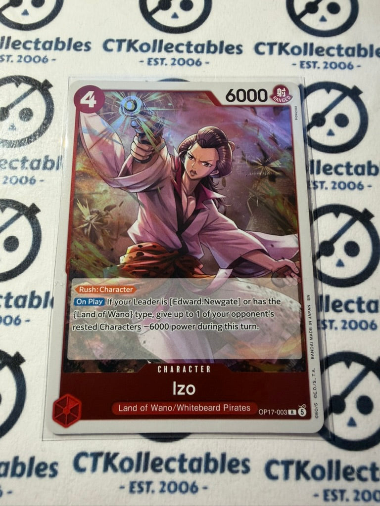 Izo R FOIL OP17-003 One Piece The World's Strongest Warrior ENG