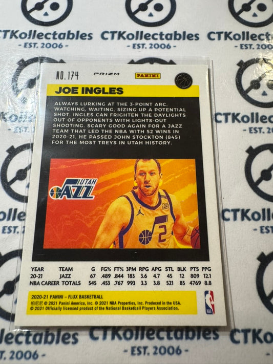 2020-21 NBA Panini Flux Joe Ingles Pulsar Prizm #174 Jazz