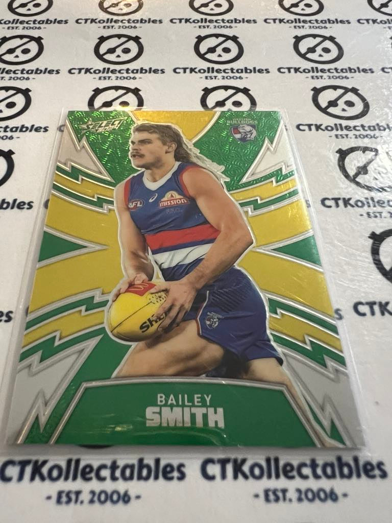 2024 AFL Footy Stars - Bailey Smith Luminous Green Kmart Lightning Refractor