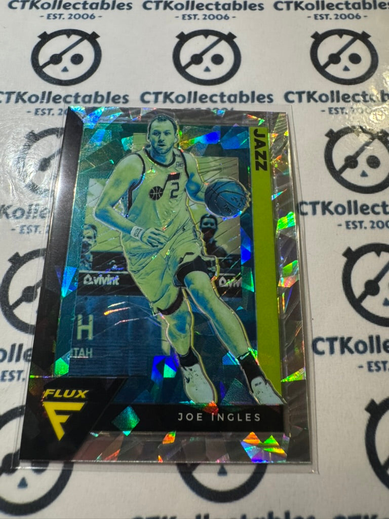 2020-21 NBA Panini Flux Joe Ingles Cracked Ice Prizm #174 Jazz