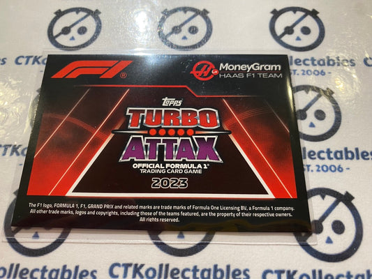 2023 Topps Turbo Attax F1 Attax HAAS #73 Team Logo Foil