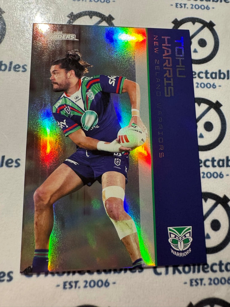 2025 NRL Traders Silver Parallel PS 140 TOHU HARRIS WARRIORS
