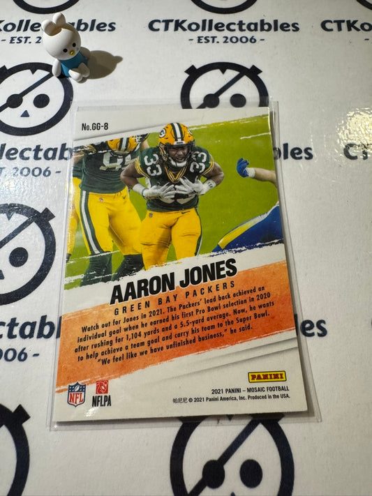 2021 PANINI NFL MOSAIC AARON JONES GOT GAME ? #GG-8 PACKERS