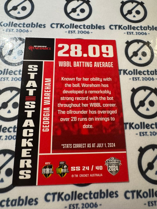 24/25 TLA Cricket Traders Georgia Wareham Stat Stackers SS24/40 Renegades