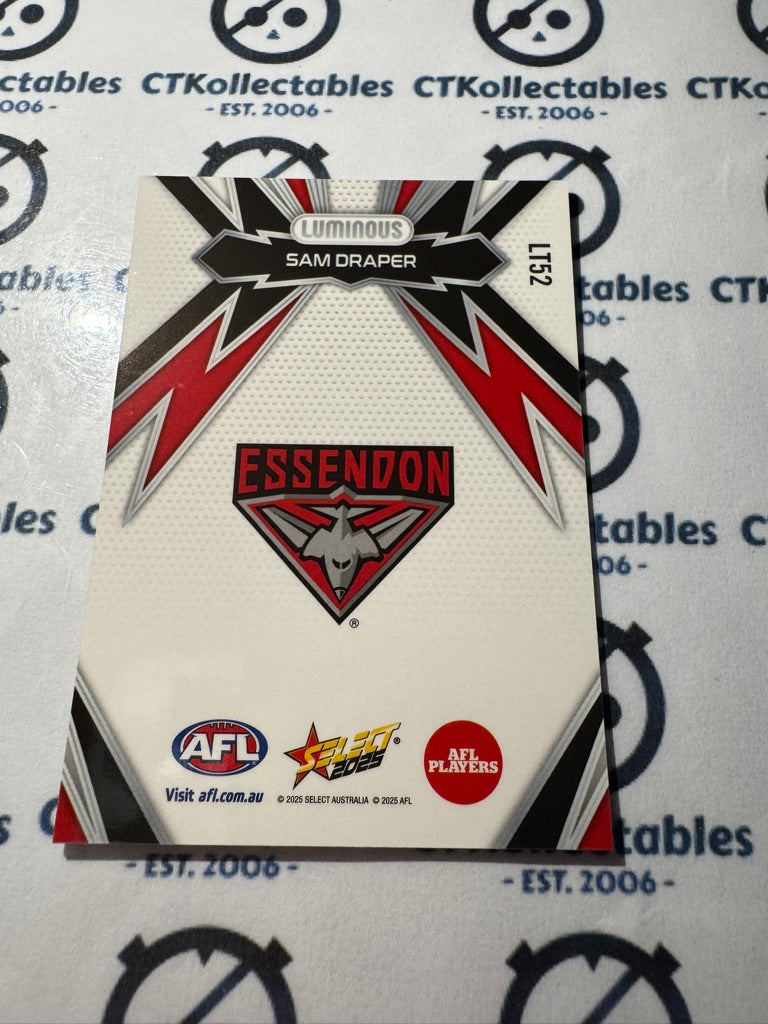 2025 AFL Footy Stars Thunderbolt LT52 Sam Draper Bombers