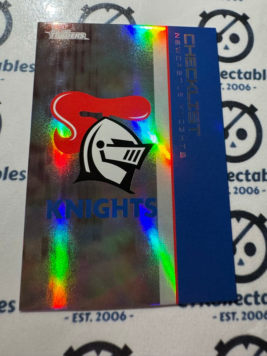 2025 NRL Traders Silver Parallel PS 073 KNIGHTS CHECKLIST