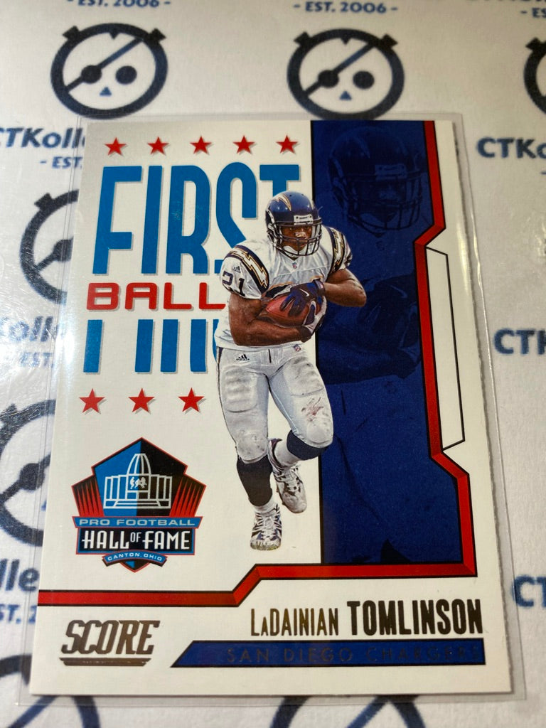 2023 NFL Panini Score LaDainian Tomlinson First Ballot #7 Chargers