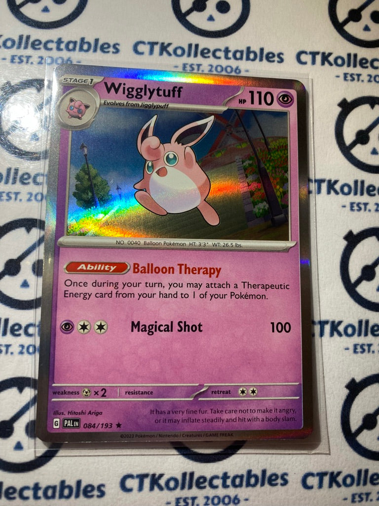 Wigglytuff Holo Rare #084/193 2023 Paldea Evolved Pokemon Card