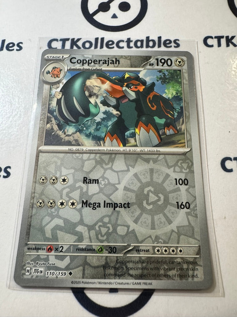 Copperajah Reverse Holo #110/159 Journey Together Pokemon Card TCG