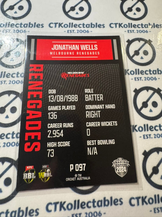 2024/25 TLA Cricket Traders Parallel Special P 097 Jonathan Wells