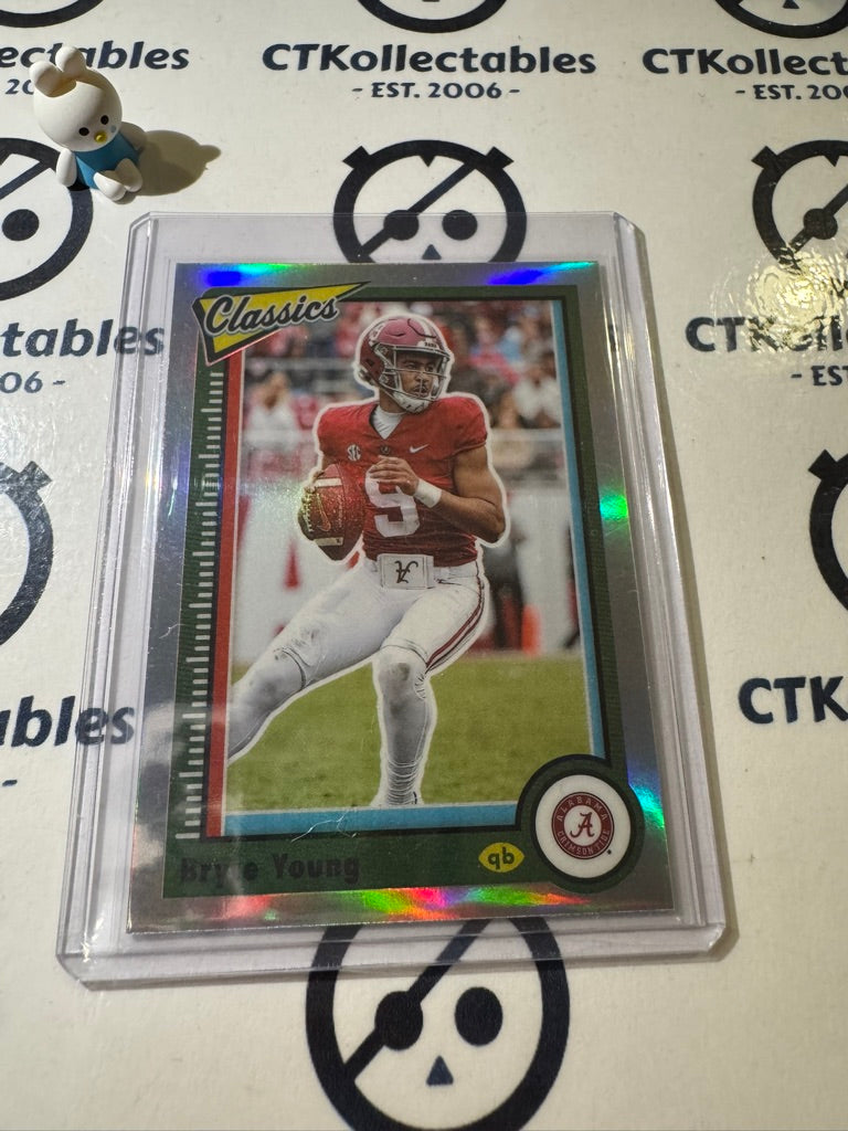2023 NFL Panini Chronicles Draft Picks Classics Bryce Young Silver #1 Alabama