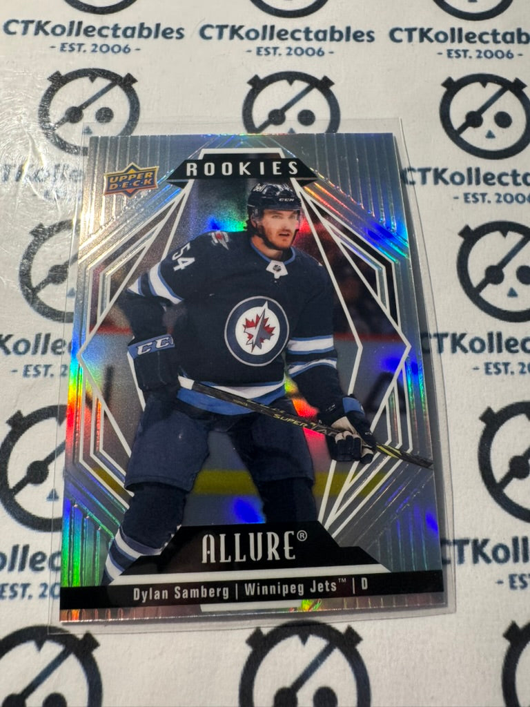 2022-23 Upper Deck NHL Allure Dylan Samberg Rookies RC #139 Jets