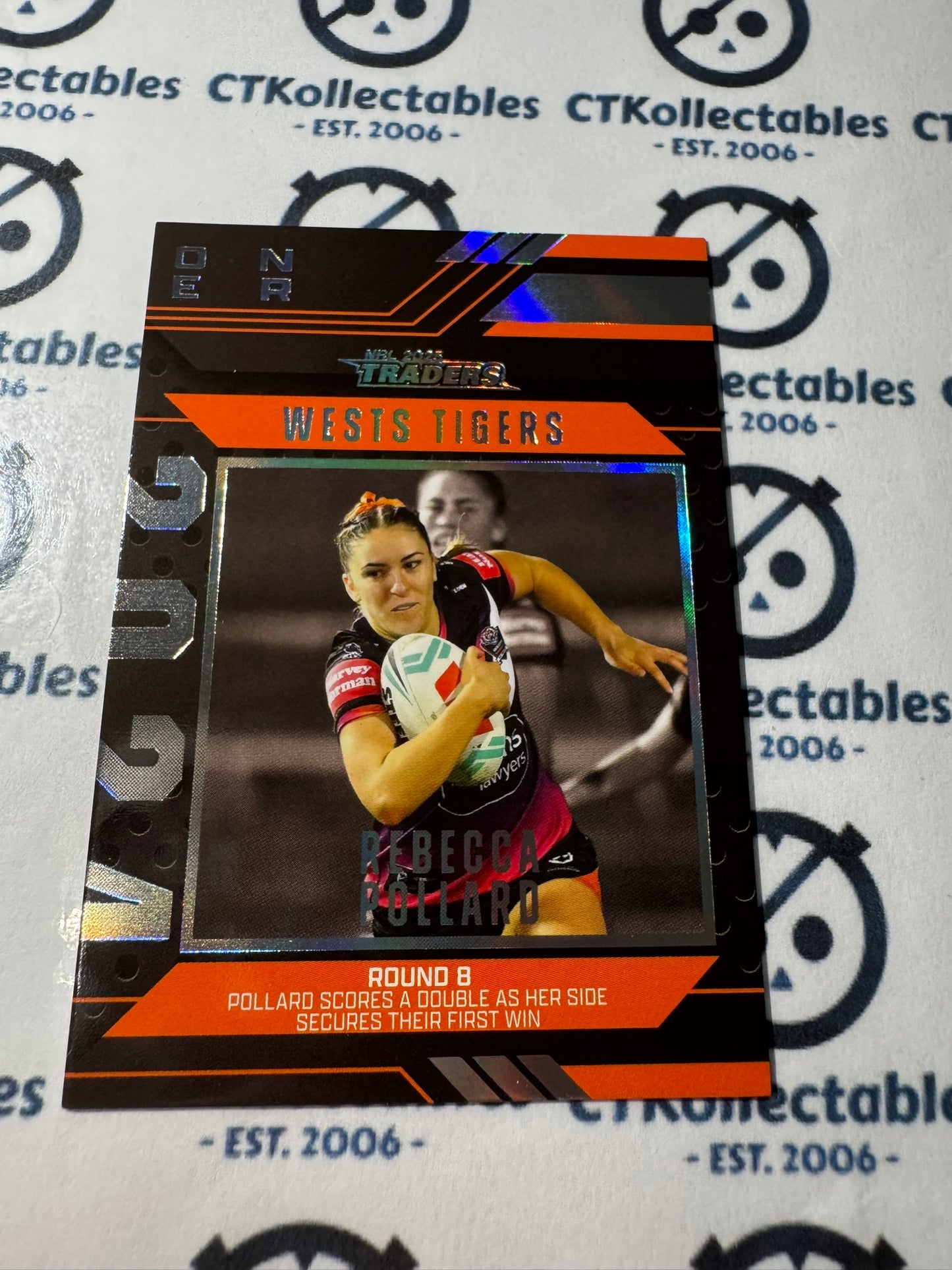 2025 NRL Traders Season To Remember SR 51 / 51 WESTS TIGERS REBECCA POLLARD