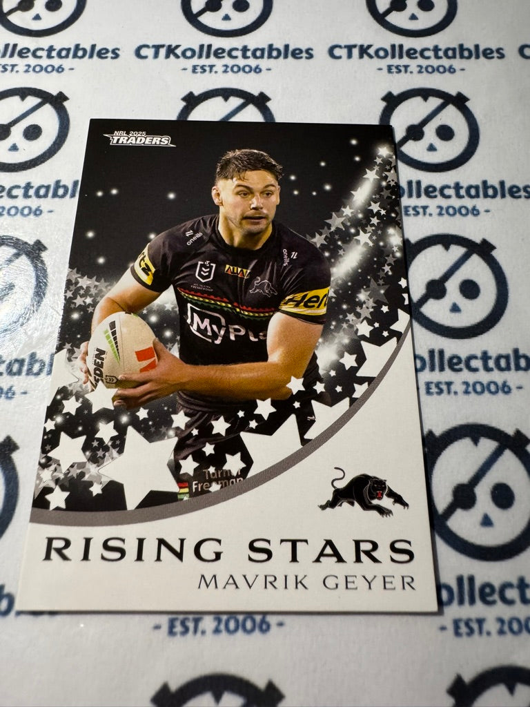 2025 NRL Traders Rising Stars RS 36 / 51 PANTHERS MAVRIK GEYER