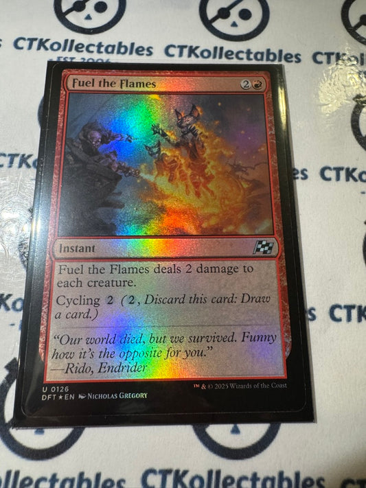 2025 Magic The Gathering AETHERDRIFT Fuel the Flames # U 0126 Foil