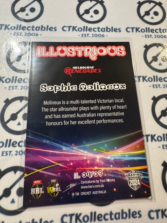 24/25 TLA Cricket Traders Sophie Molineux Illustrious IL04/09 Renegades