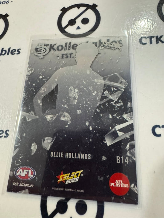 2025 AFL Footy Stars Breakout Ollie Hollands #B14 Blues