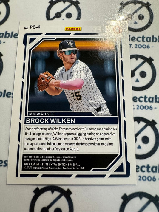2023 Panini Baseball Elite Extra Brock Wilken Primary Colours #PC-4