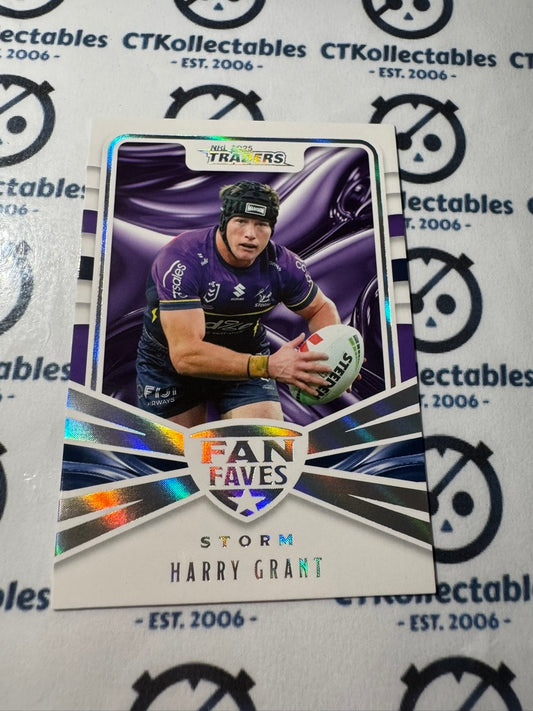 2025 NRL Traders  Fan Faves FF 22 / 51 STORM HARRY GRANT