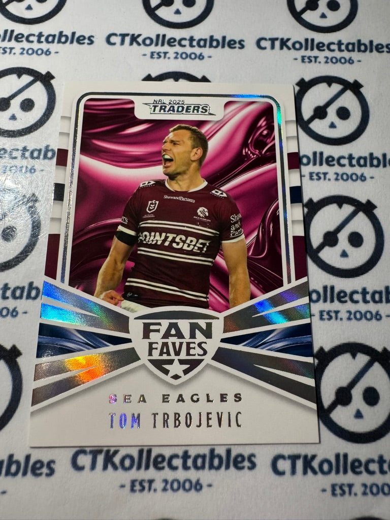 2025 NRL Traders Fan Faves FF 21 / 51 SEA EAGLES TOM TRBOJEVIC