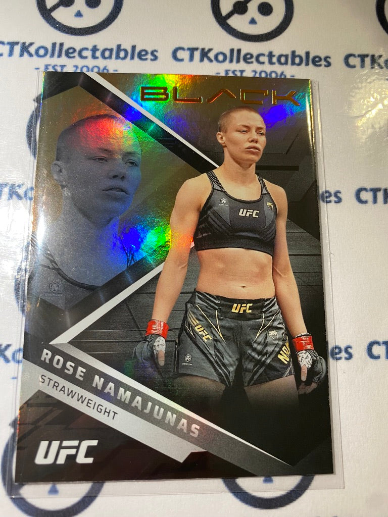 2022 UFC Panini Chronicles Black Rose Namajunas Bronze #214