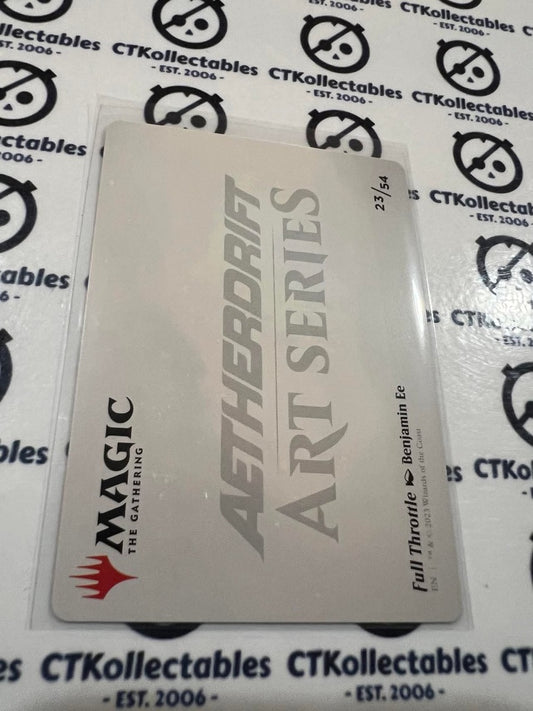 2025 Magic The Gathering AETHERDRIFT Full Throttle #23/54 Art Series