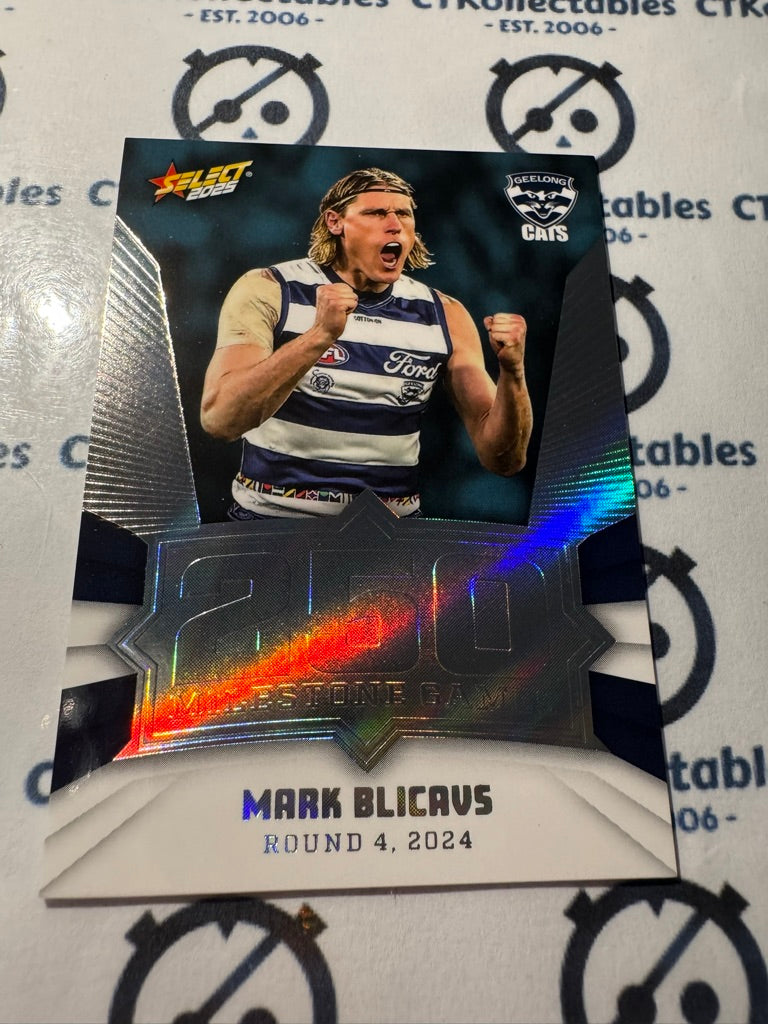 2025 AFL Footy Stars Milestone Mark Blicavs MG39 Cats