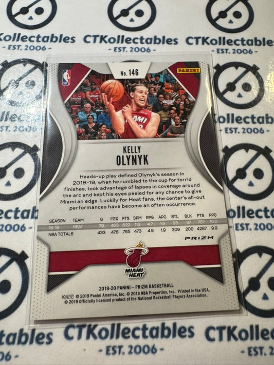 2019-20 NBA Panini Prizm Kelly Olynyk Silver Prizm #146 Heat