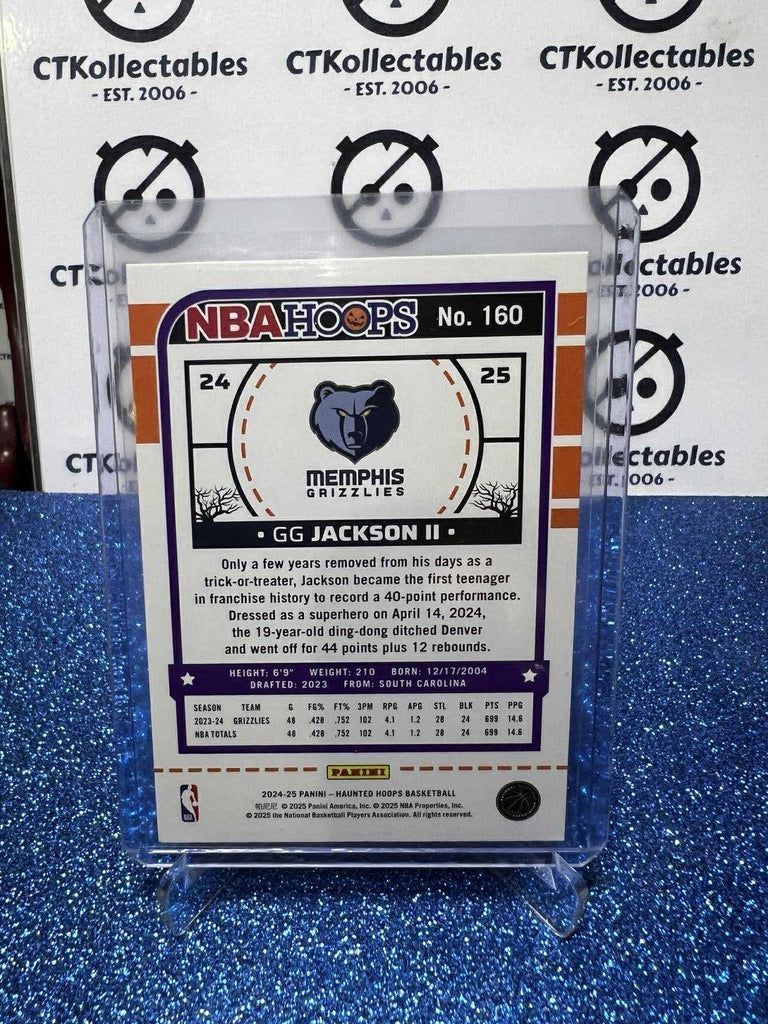 2024-25 Panini NBA HAUNTED HOOPS Halloween Webb Foil #160 GG Jackson II Memphis