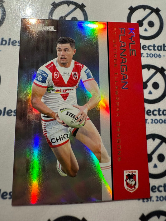 2025 NRL Traders Silver Parallel PS 121 KYLE FLANAGAN DRAGONS