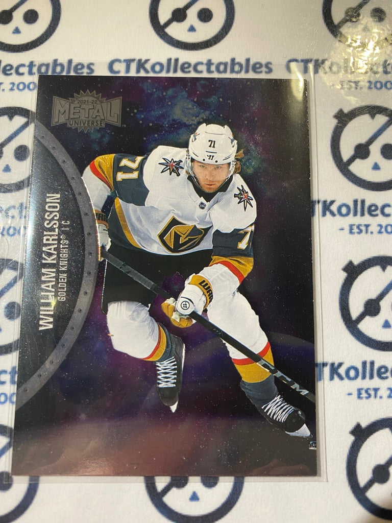 2021/22 Skybox NHL Metal Universe Base William Karlsson #64 Golden Knights