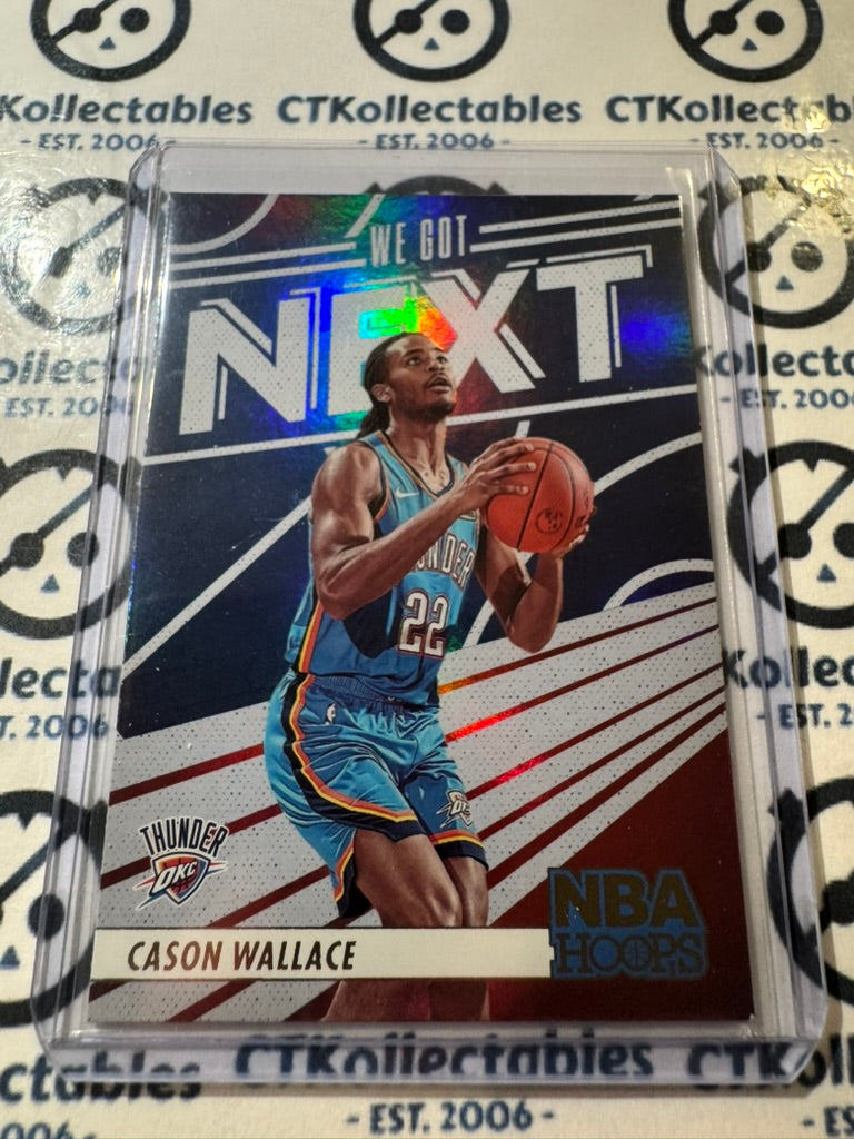 2023-24 NBA Panini Hoops Cason Wallace We Got Next Holo #21 OKC