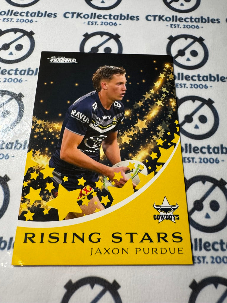 2025 NRL Traders Rising Stars RS 29 / 51 COWBOYS JAXON PURDUE