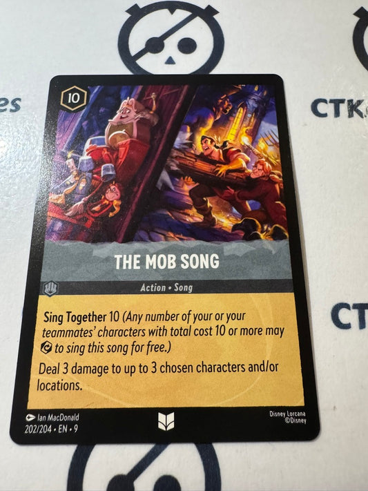 Disney Lorcana Fabled NON-FOIL  202/204 The Mob Song UC