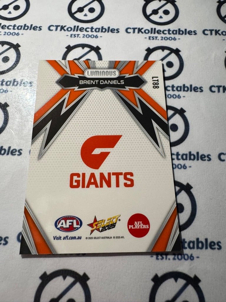 2025 AFL Footy Stars Thunderbolt LT88 Brent Daniels Giants