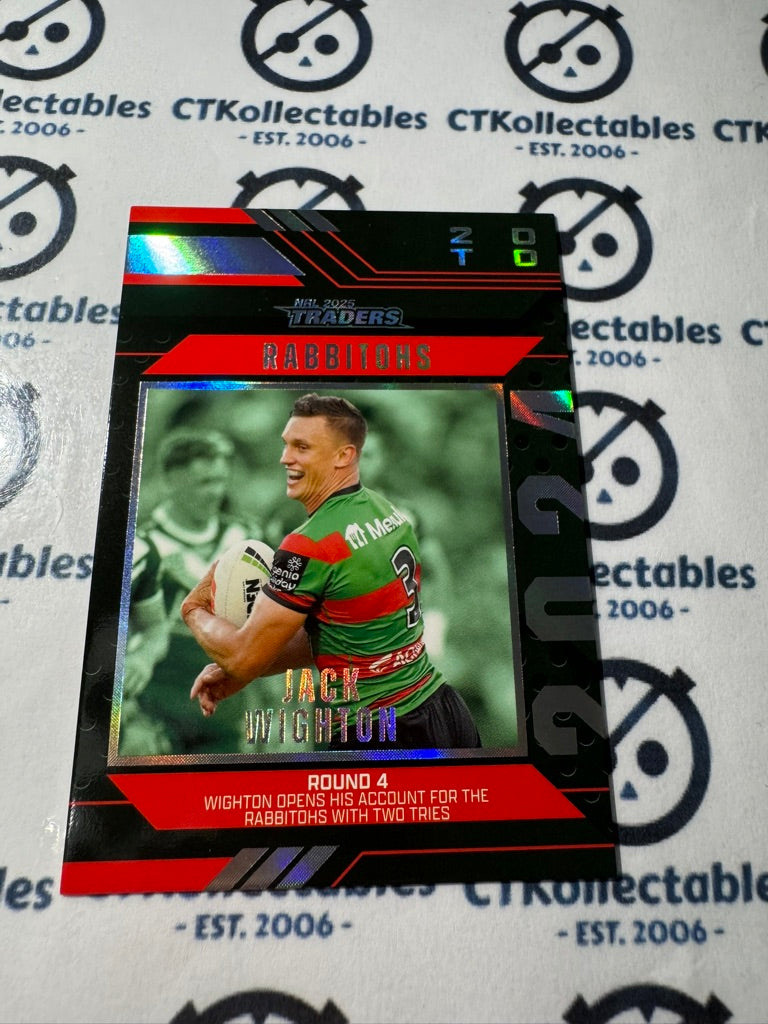 2025 NRL Traders Season To Remember SR 37 / 51 RABBITOHS JACK WIGHTON