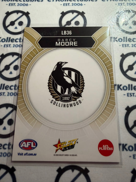 2026 Select AFL Footy Stars Luminous LB36 Darcy Moore Magpies