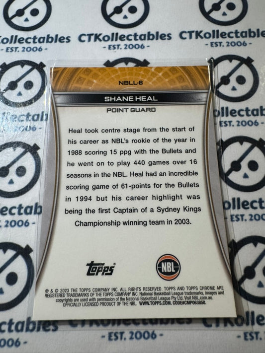 2022-23 Topps NBL Chrome Shane Heal LEGENDS Refractor NBLL-6 Kings