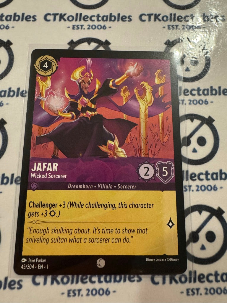 2024 Disney Lorcana Non-Foil #45/204 Jafar – The First Chapter Common