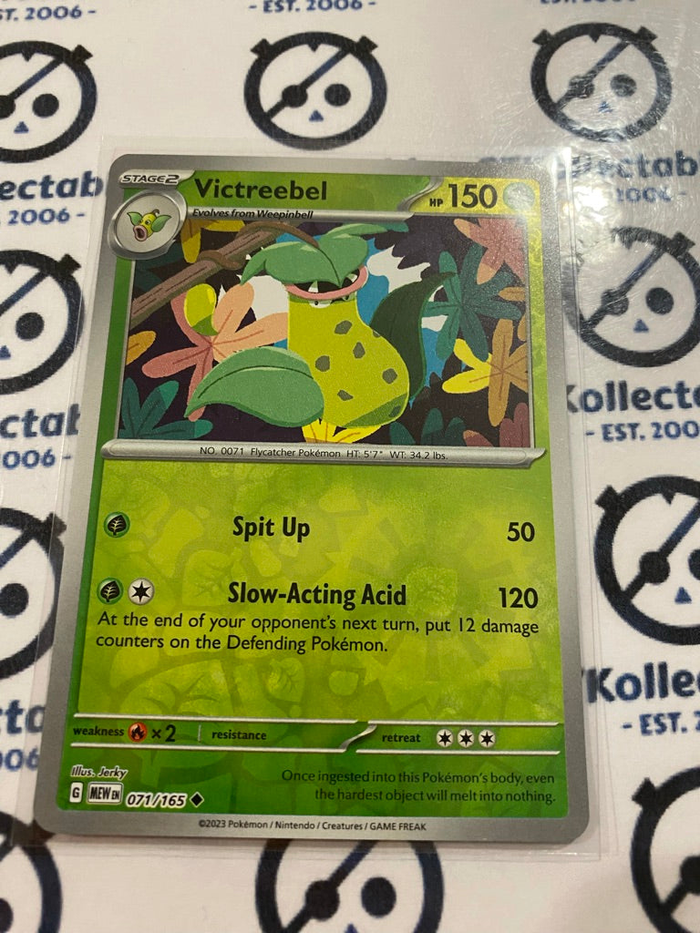 Victreebel Reverse Holo #071/165 Scarlet & Violet 151 Pokemon Card