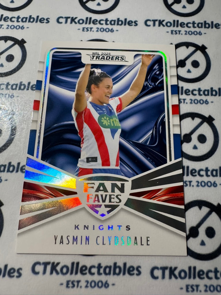2025 NRL Traders Fan Faves FF 27 / 51 KNIGHTS YASMIN CLYDSDALE