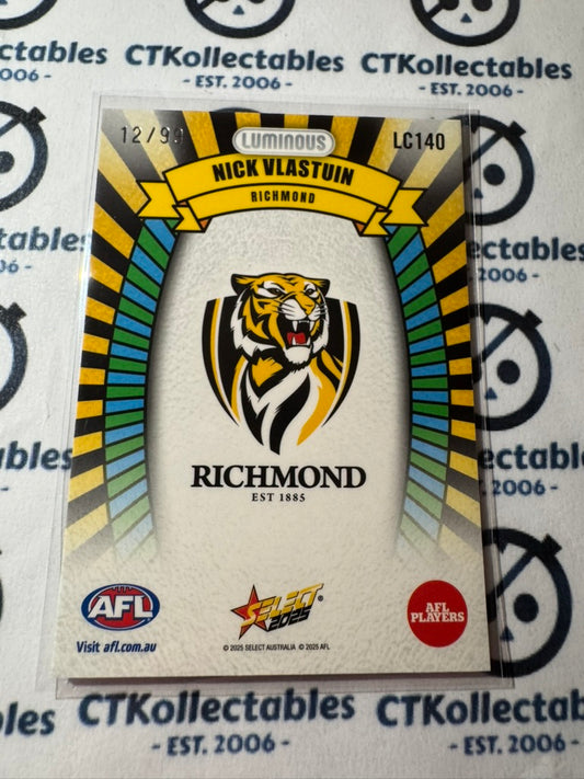 2025 AFL Footy Stars Nick Vlastuin Carnival #12/99 #LC140 Tigers