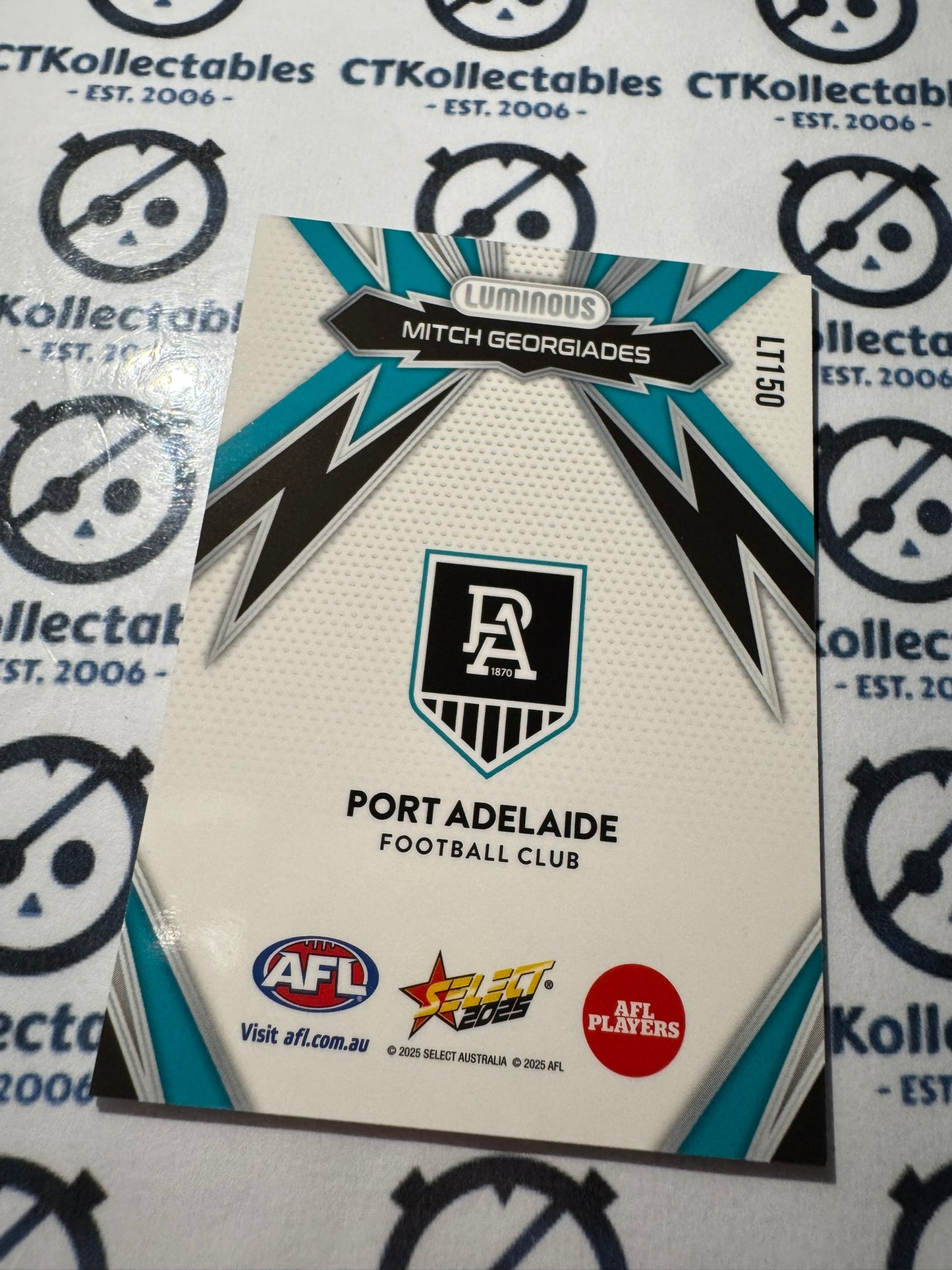 2025 AFL Footy Stars Thunderbolt LT150 Mitch Georgiades Power