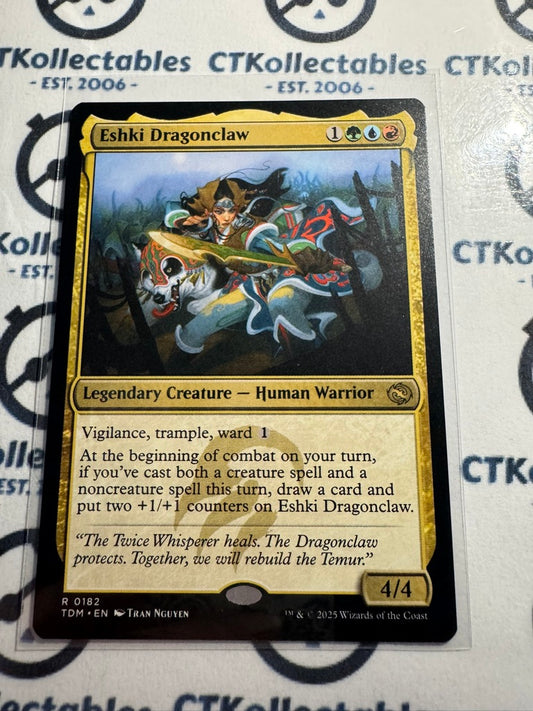 Magic The Gathering Tarkir Dragonstorm 0182 Eshki Dragonclaw R